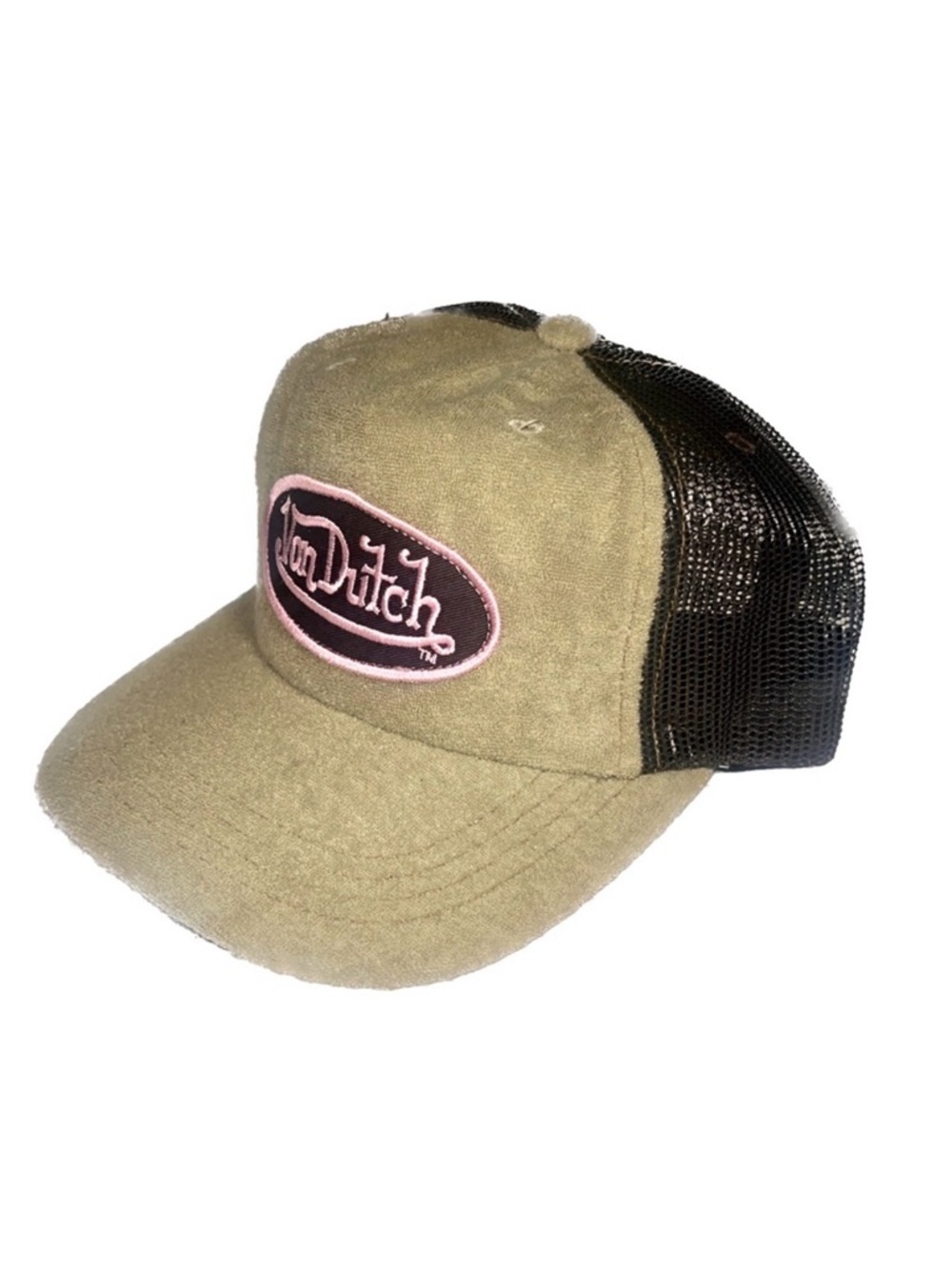 Y2K Von Dutch Terry Cloth Trucker Hat